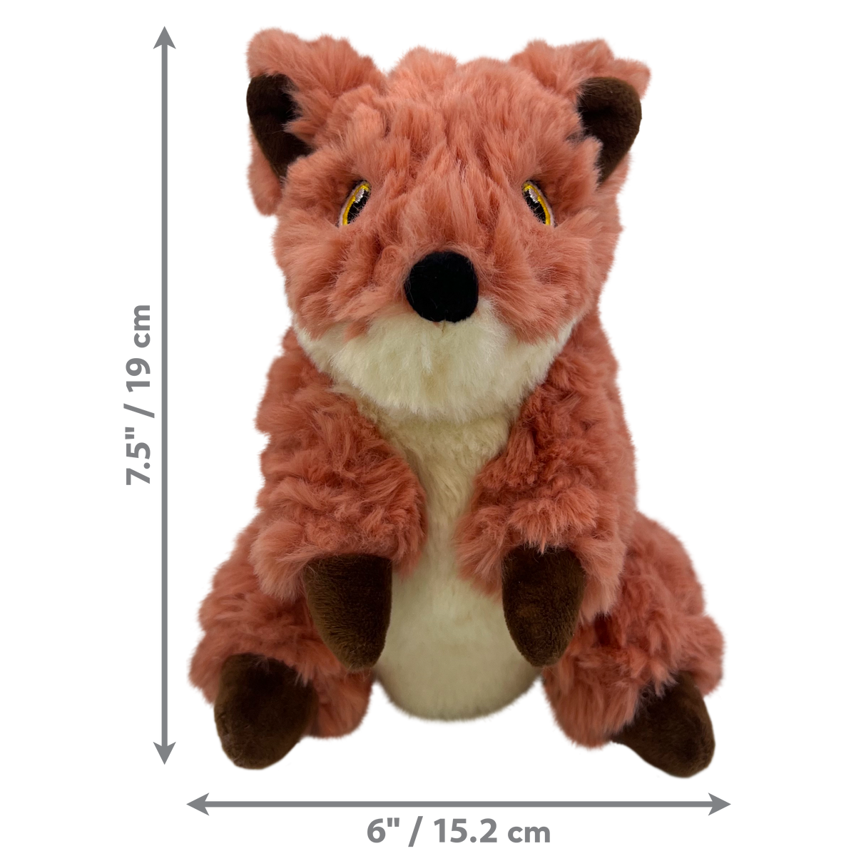 Kong Comfort Tykes Dog Toy - Fox - Small