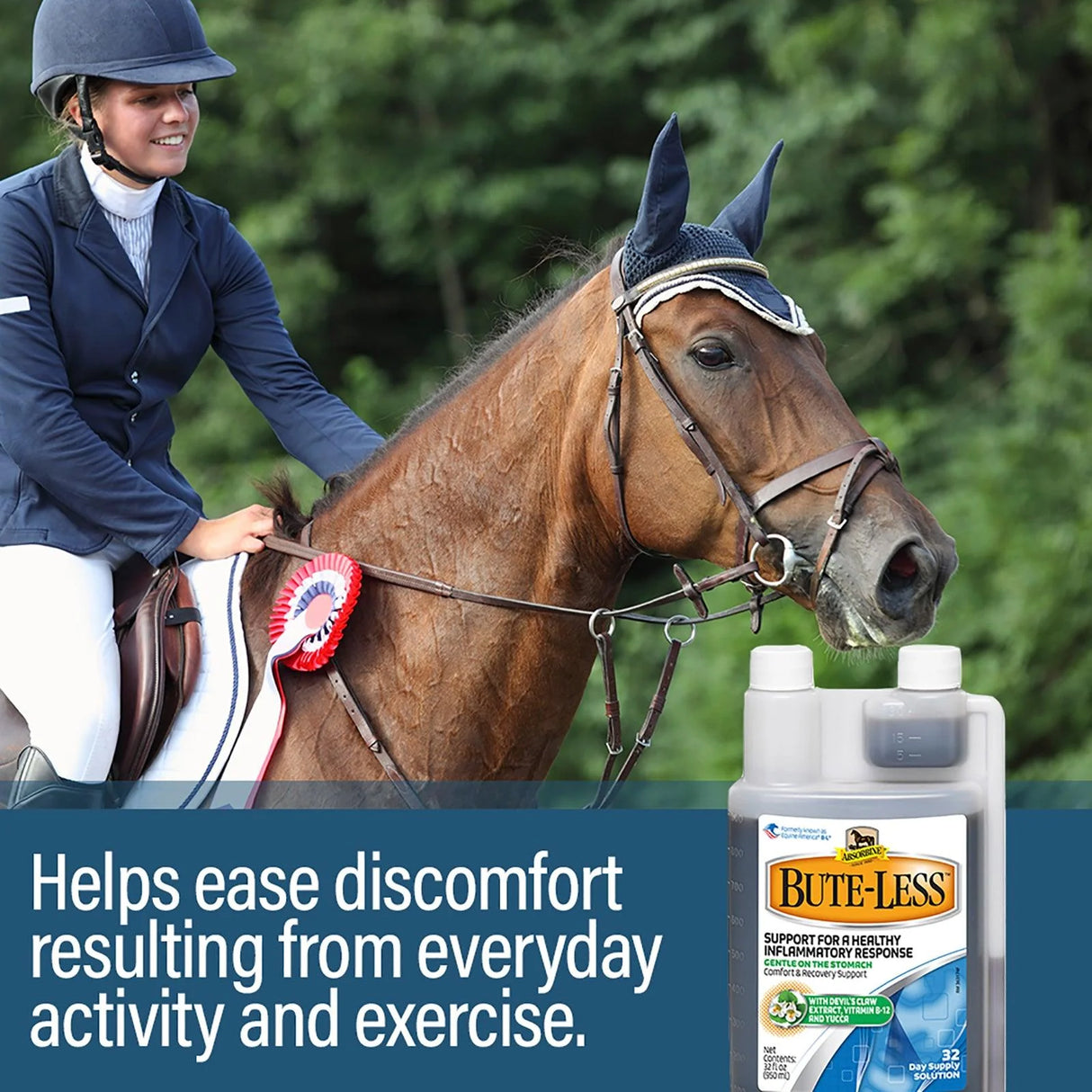 Absorbine Bute-Less Comfort & Recovery Supplement Solution - 32oz.