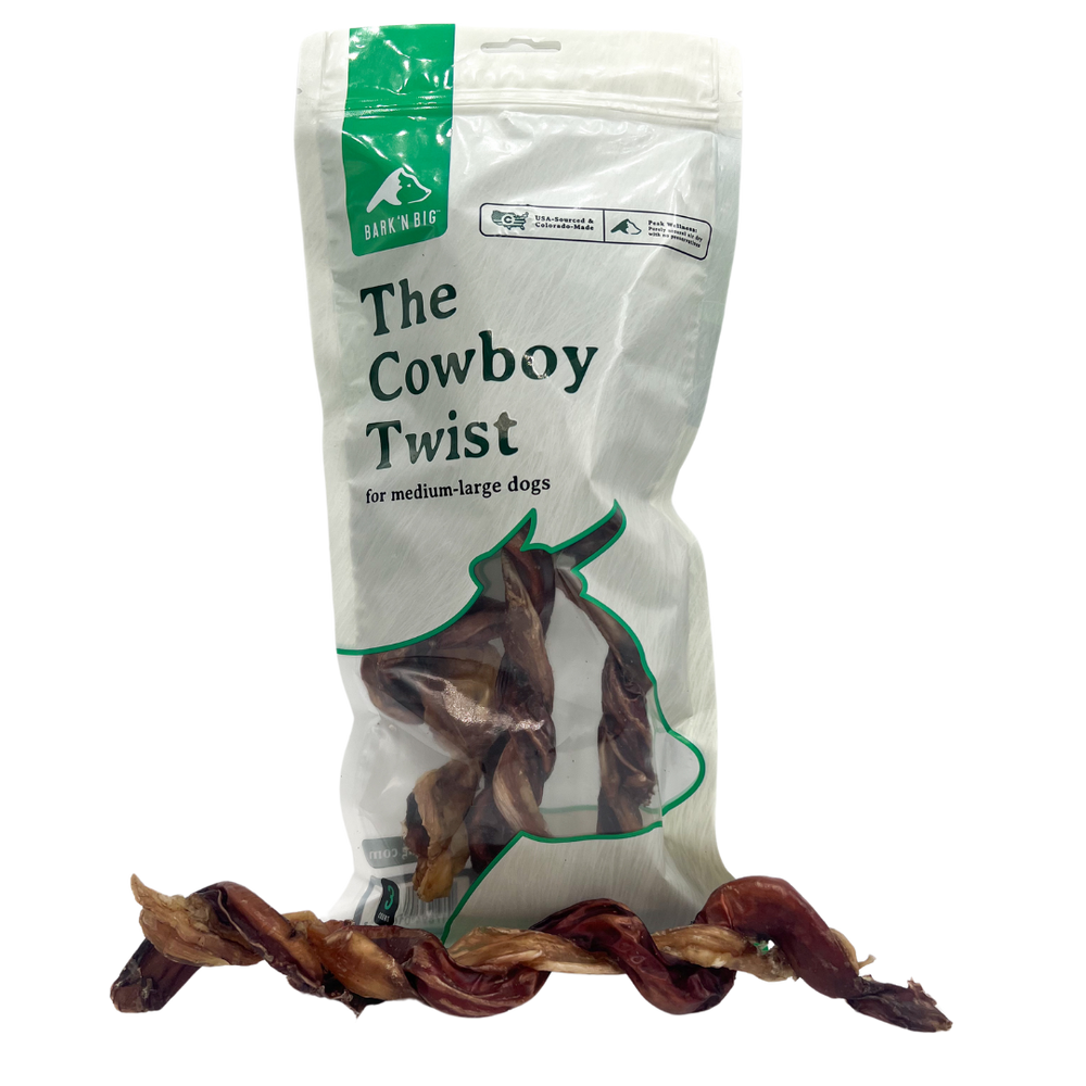 Bark 'N Big Cowboy Twist Beef 9in. - 3ct 9IN