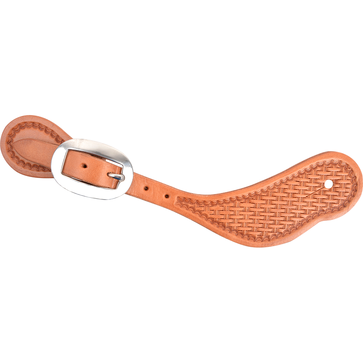 Martin Saddlery Cowboy Spurstraps with Camo and Basket Tooling