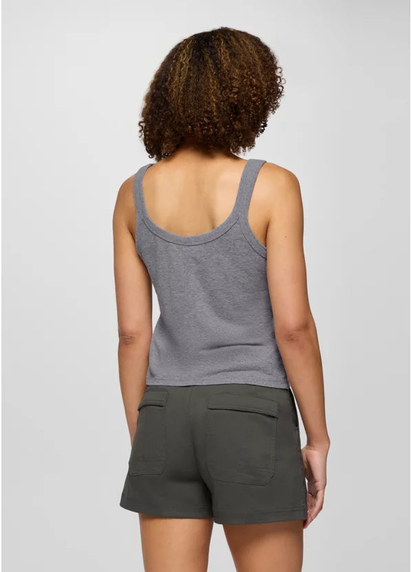 Prana Cozy Up Tank - Heather Grey