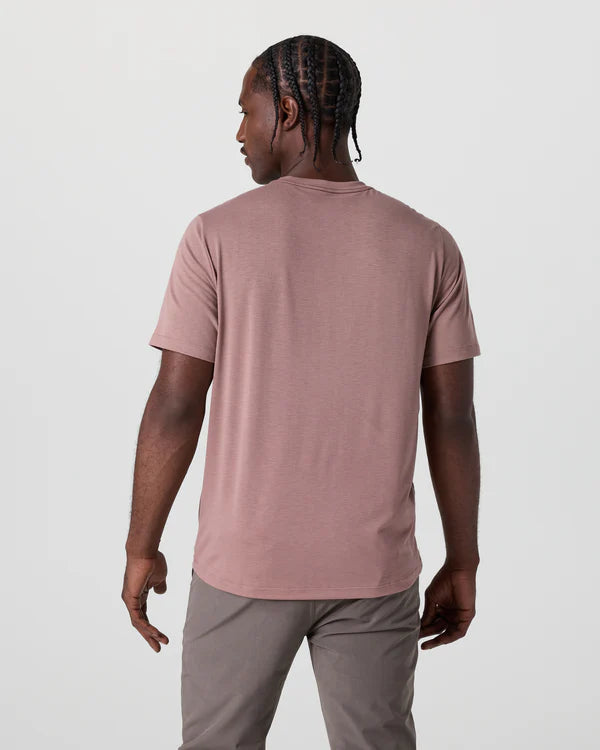 Vuori Current Tech Tee - Zion Rose