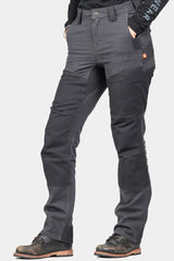 Dovetail Workwear D-Fender Pant - Cement Grey Stretch Canvas