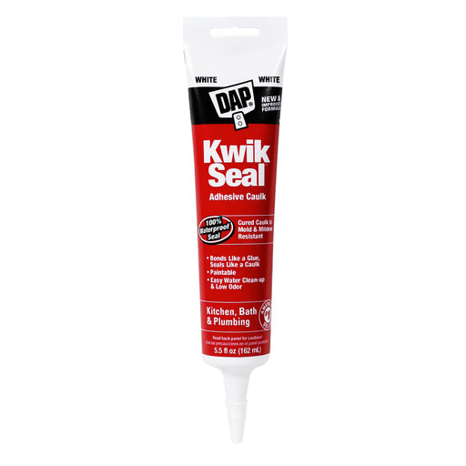 Dap Inc. Kwik Seal Kitchen & Bath Adhesive Caulk - White 5.5 oz. / White