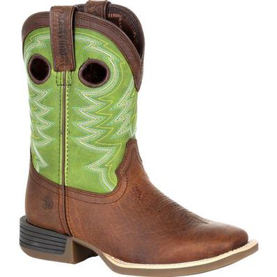 Kids' Durango Lil' Rebel Pro Lime Western Boot Lime