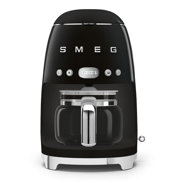 Smeg 50`s Retro Style 10 Cup Drip Filter Coffee Machine Black