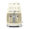 Smeg 50`s Retro Style 10 Cup Drip Filter Coffee Machine Cream