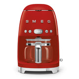 Smeg 50`s Retro Style 10 Cup Drip Filter Coffee Machine Red