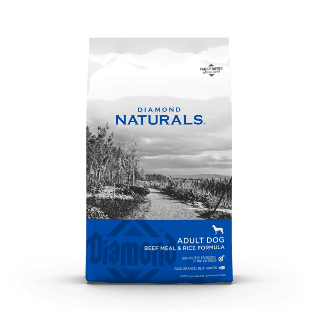 Diamond Pet Foods Naturals Adult Dog Food (Beef Meal & Rice Formula) - 40lb.