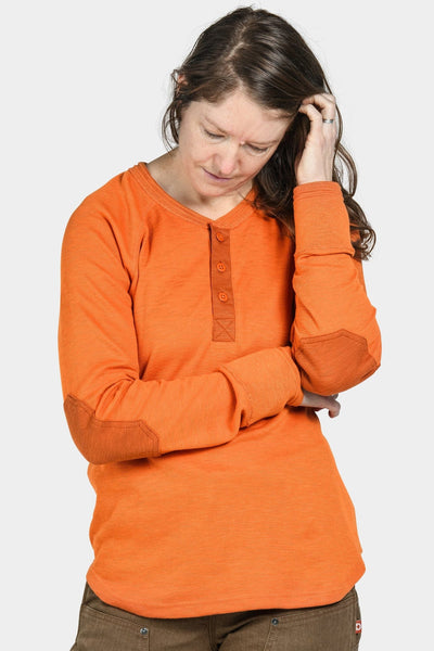 women's thermal henley shirts