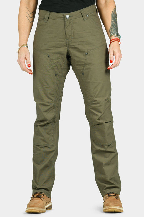 Dovetail Workwear Anna Ultra Light Trail Pant Ripstop - Kelp Green Kelp Green / 3" / 0