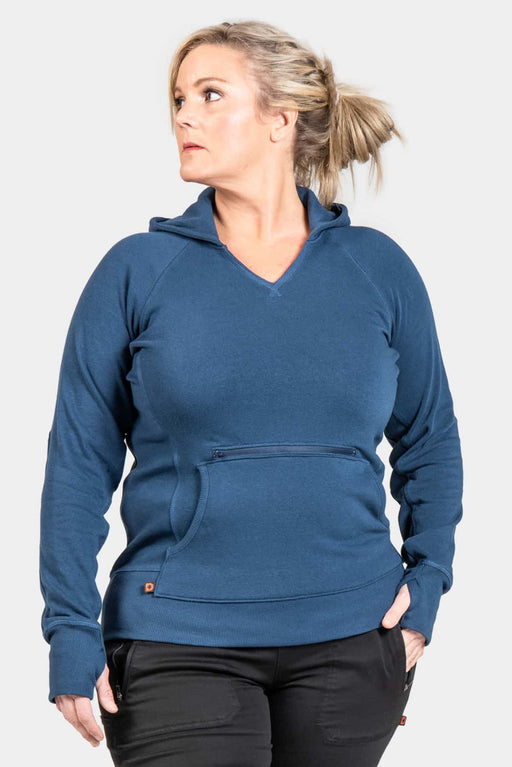 Dovetail Workwear Women's Anna V-Neck Kangaroo Pocket Pullover