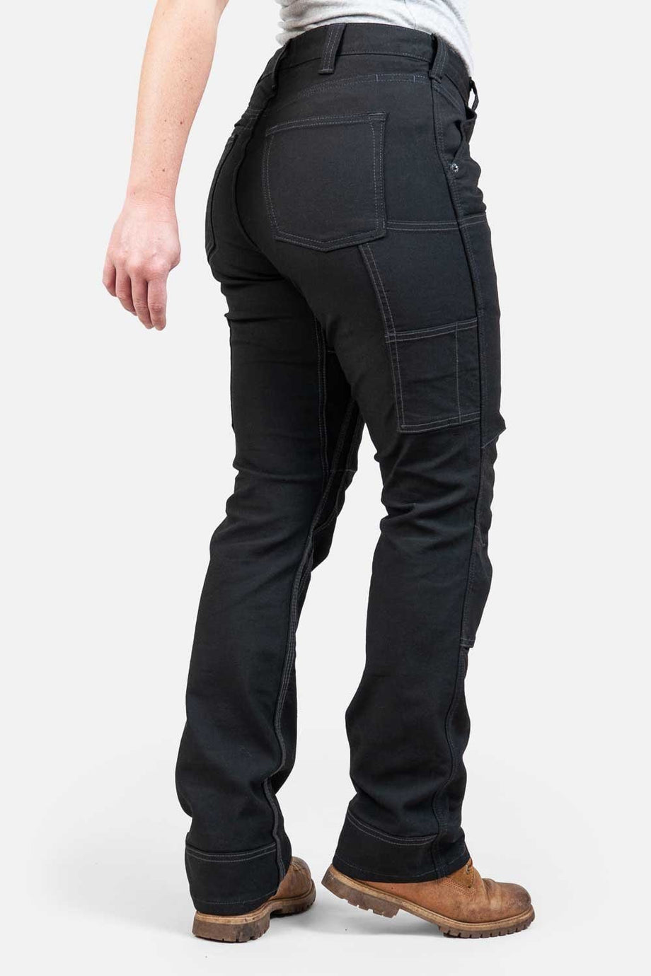 Dovetail Workwear Brit Utility Pant - No Fade Black Canvas