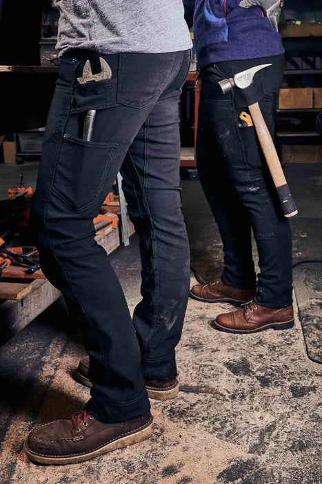 Dovetail Workwear Brit Utility Pant - No Fade Black Canvas