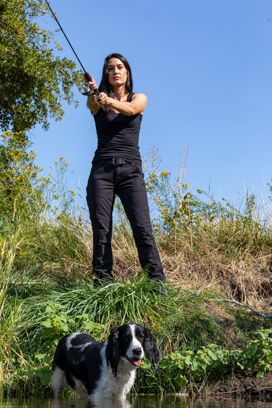 Dovetail Workwear GO TO Stretch Canvas Pants - Carbon Black