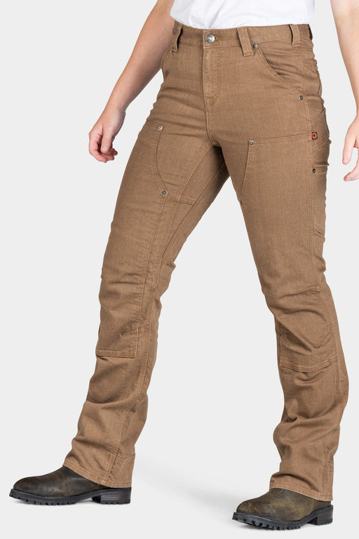Dovetail Workwear Old School High Rise Pant - Dusty Brown Denim Dusty Brown / 30"