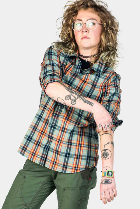 Dovetail Workwear AJ Performance Work Shirt - Ginger Plaid