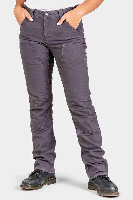Dovetail Workwear Britt Utility Pant - Dark Grey Canvas Dark Grey / 30"