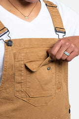 Dovetail Workwear Freshley Overall - Saddle Brown Canvas