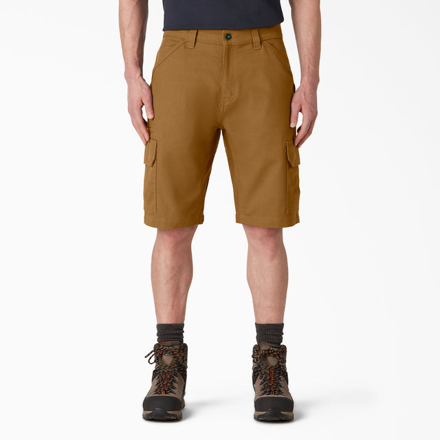 Dickies Men's Duratech Ranger Relaxed Fit Duck Short Brown duck