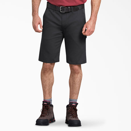 Dickies Men's Flex Regular Fit Duck Carpenter Short Black