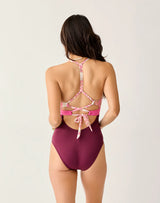 Carve Designs Dahlia One Piece - Pink Oasis/Nirvana