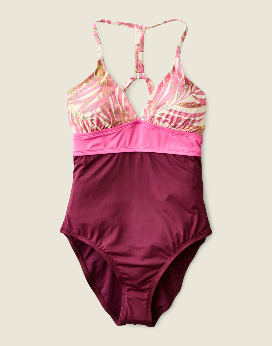 Carve Designs Dahlia One Piece - Pink Oasis/Nirvana
