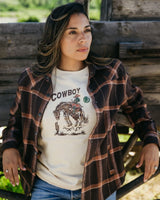 Outback Trading Co. Danielle Comfy Graphic Tee - Tan