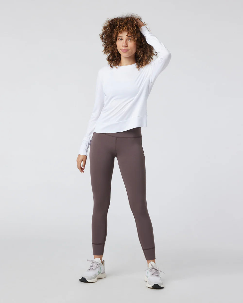 Vuori Daydream Crew Long-Sleeve - White