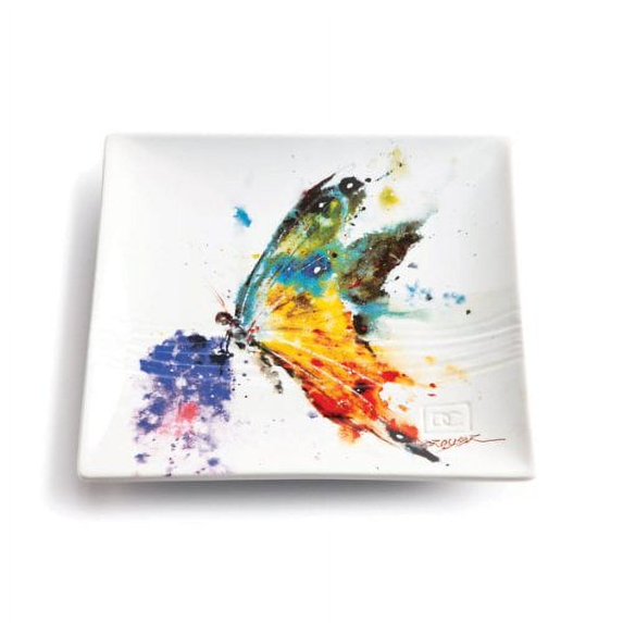 Dean Crouser Kaleidoscope Butterfly Snack Plate