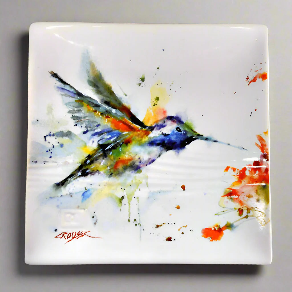 Dean Crouser Hummingbird Snack Plate