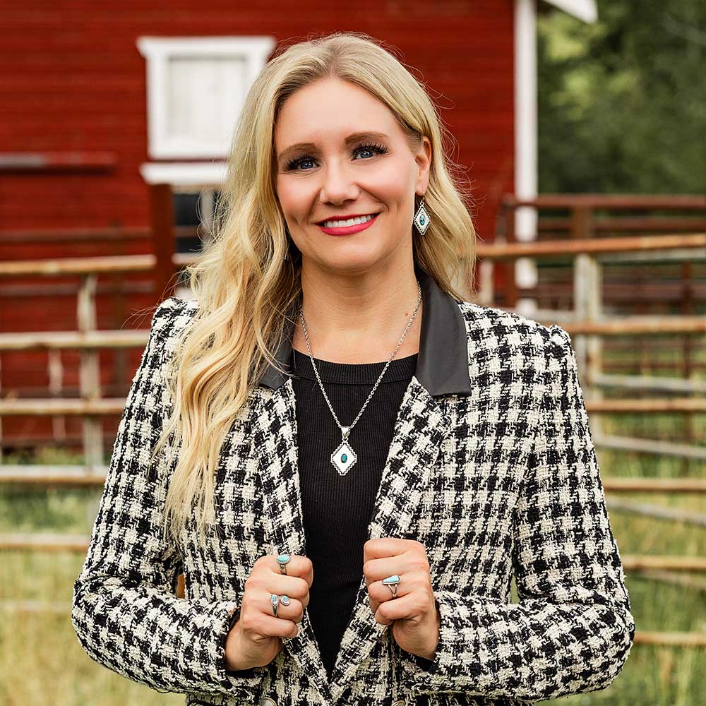 Montana Silversmiths Diamond Of The West Turquoise Necklace