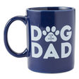 Life Is Good Dog Dad Jake's Mug - Darkest Blue Darkest Blue