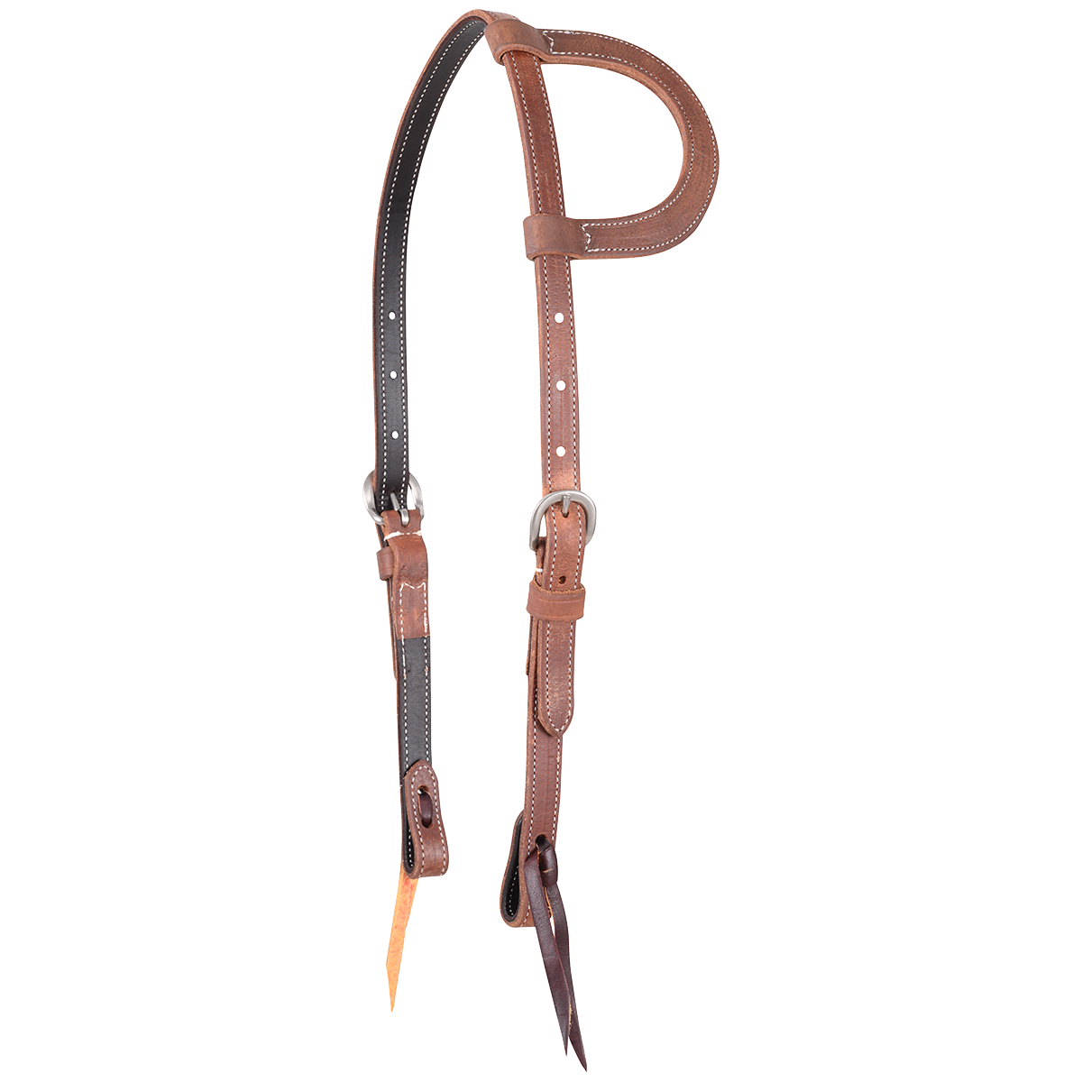 Martin Saddlery Doubled and Stitched Harness Slip Ear Headstall