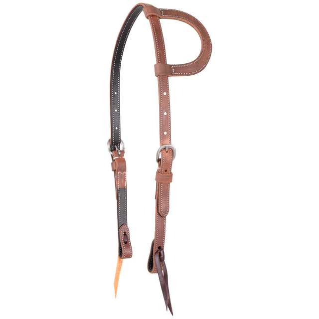 Martin Saddlery Doubled and Stitched Harness Slip Ear Headstall