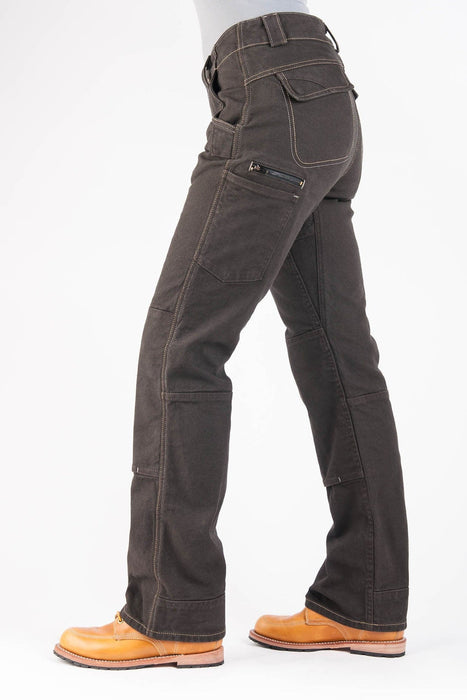 Dovetail Workwear Day Construct Pant - Dark Brown Canvas