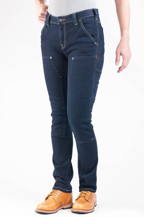 Dovetail Workwear Maven Slim Pant - Power Stretch Denim Indigo / 30"