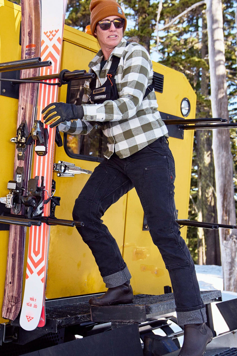 Dovetail Workwear Givens Workshirt - Chunky Buffalo Flannel Green