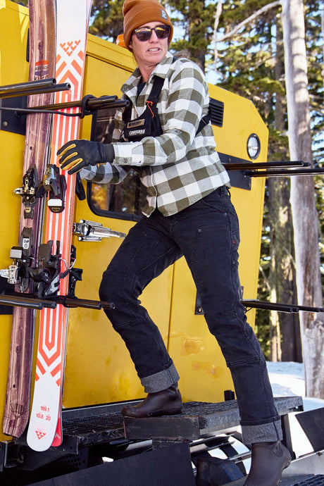 Dovetail Workwear Givens Workshirt - Chunky Buffalo Flannel Green