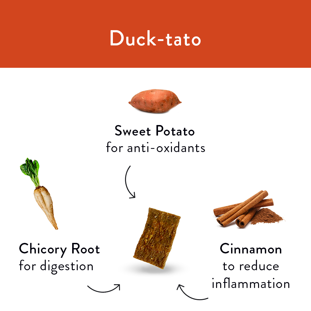 Shameless Pet Duck-Tato Jerky Bites Dog Treat