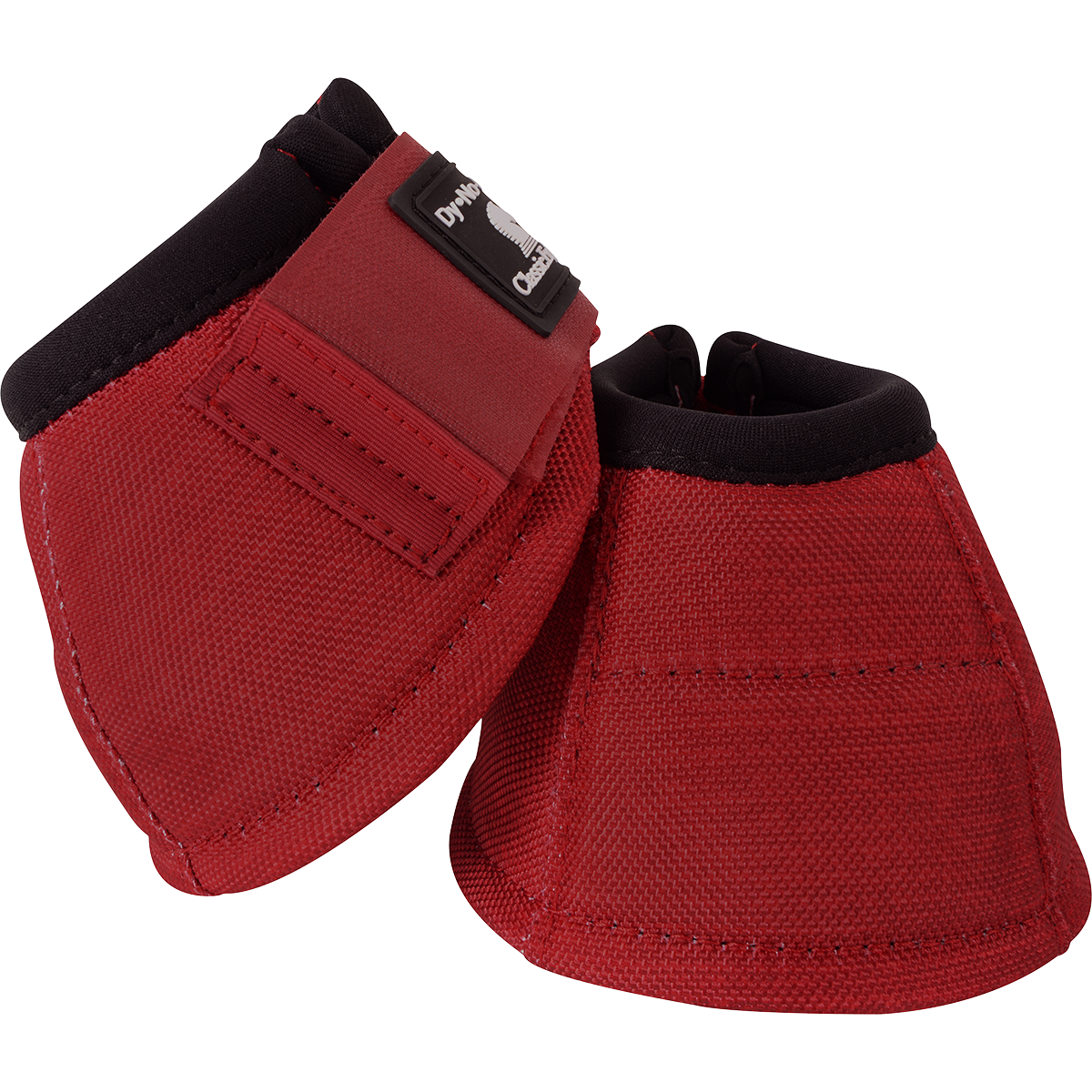 Classic Equine Dyno Turn Bell Boots - Crimson