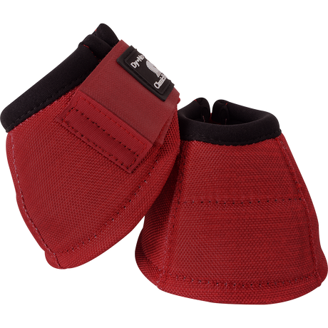 Classic Equine Dyno Turn Bell Boots - Crimson