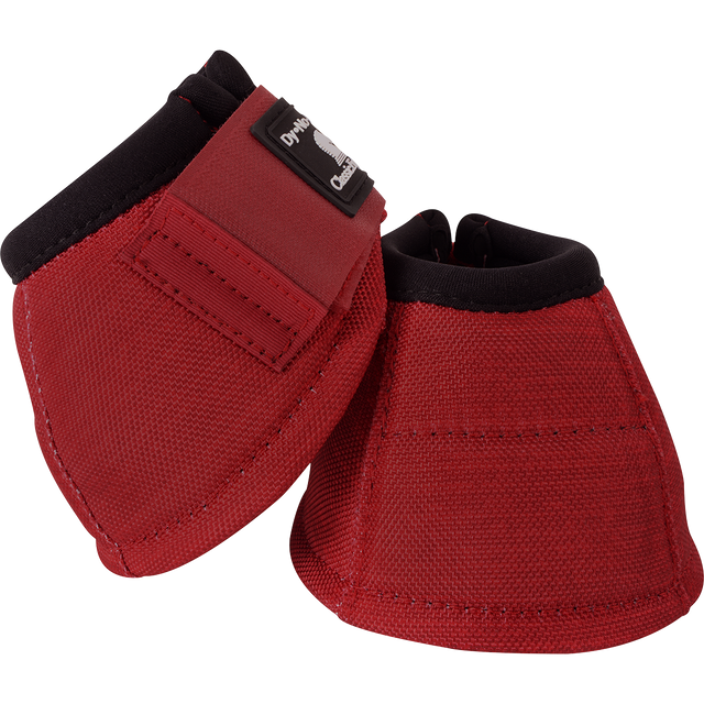 Classic Equine Dyno Turn Bell Boots - Crimson