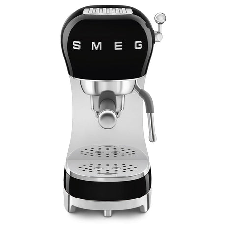 Smeg 50`s Retro Style Aesthetic Espresso Coffee Machine Black