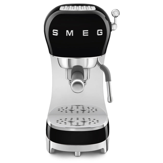 Smeg 50`s Retro Style Aesthetic Espresso Coffee Machine Black