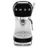 Smeg 50`s Retro Style Aesthetic Espresso Coffee Machine Black