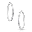 Montana Silversmiths Star Light Lined Hoop Earrings