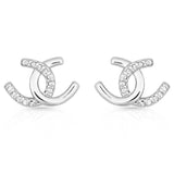 Montana Silversmiths Horseshoe Happiness Post Earrings