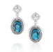 Montana Silversmiths Open Night Sky Turquoise Earrings