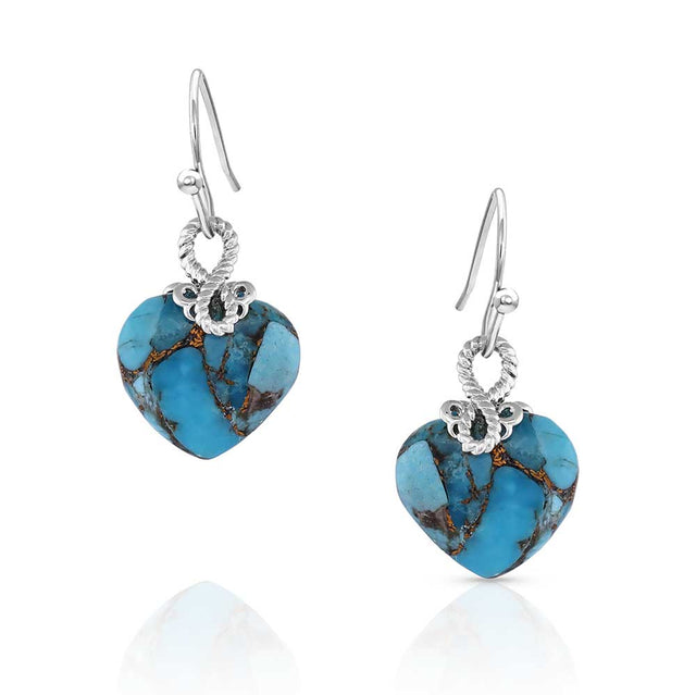 Montana Silversmiths Untamable Heart Of Stone Earrings